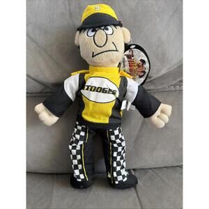 THE THREE STOOGES RACING TEAM MOE PLUSH DOLL 15”